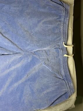 MARINA Blue Men's Flat Front Shorts